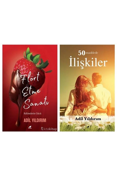 Karakarga Yayınları Flört Etme Sanatı  50 Maddede Ilişkiler Adil Yıldırım 2 Li Set