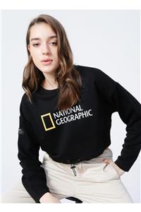 NATIONAL GEOGRAPHIC Sweatshırt, M, Siyah