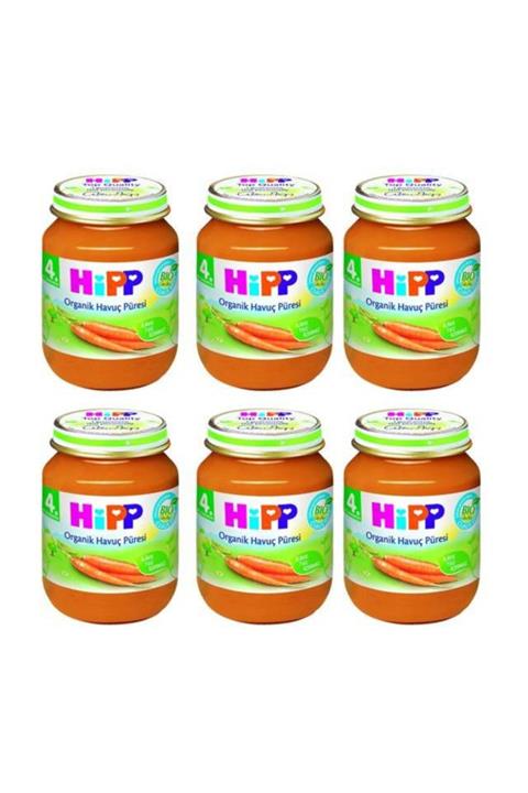 Hipp Organik Havuç Kavanoz Mama 125 Gr X 6 Adet