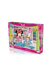 Ks Puzzle Mın714 Ks, Minnie 100 Parça Puzzle