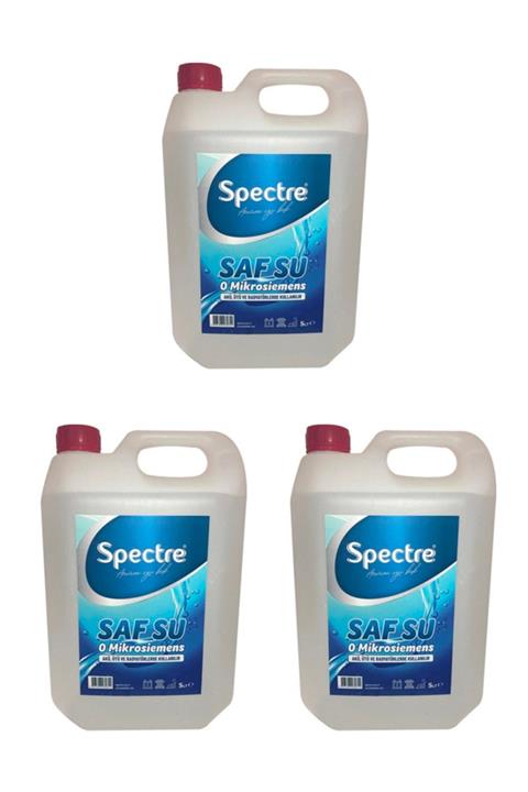 SPECTRE 3 Adet Saf Su Ütü Suyu Antifriz Tamamlama Suyu
