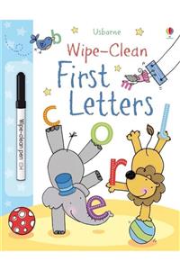 Usborne Wipe Clean First Letters - Felicity Brooks 9781409524502