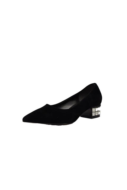 Pierre Cardin Kadın  Siyah Suet Topuklu Ayakkabı 50284