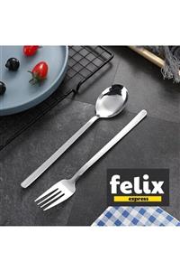 felix express 12li Yemek Kaşık Çatal Takımı