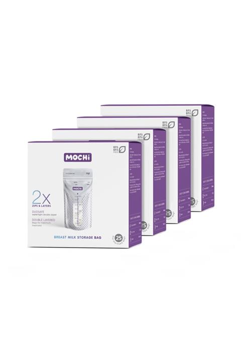 Mochi – Anne Sütü Saklama Poşeti 4 Kutu (100 Adet)