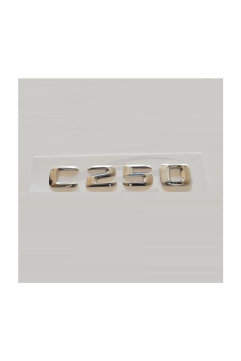 parçazamanı Mercedes W205 C250 Arka Bagaj Yazısı Krom Yeni Model
