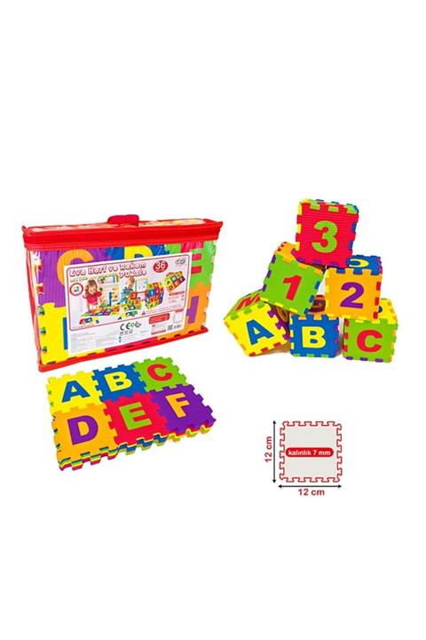 Akar Eva Harf Ve Rakam Puzzle 36 Parça