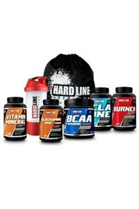 Hardline Bcaa Fusion Çilek + Cla One + Burner + Vitamin Mineral + Glucosamine Msm Kombinasyonu