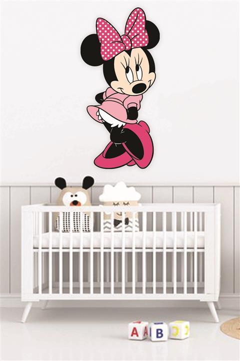 Sepet Yıldızı Minie Mouse Duvar Sticker 40x80 Cm
