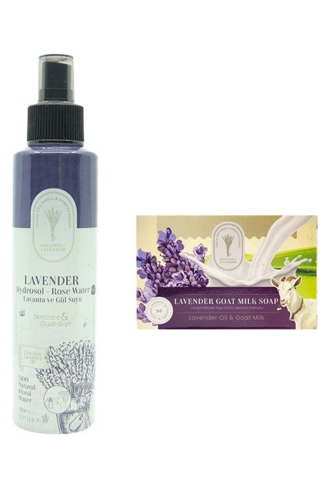 Dr. Lavender Gül Ve Lavanta Suyu Gözenek Sıkılaştırıcı %100 Doğal Hidrosol + Keçi Sütü Cilt Sabunu Akne Karşıtı