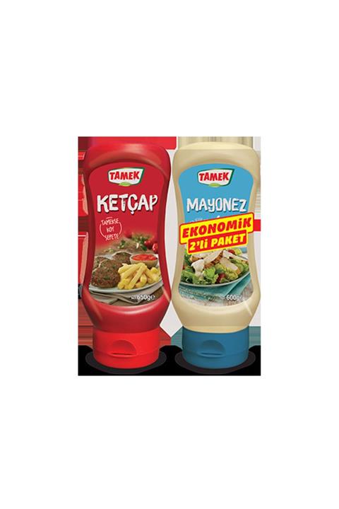 TAMEK Ketcap Mayonez 650 gr + 600 gr
