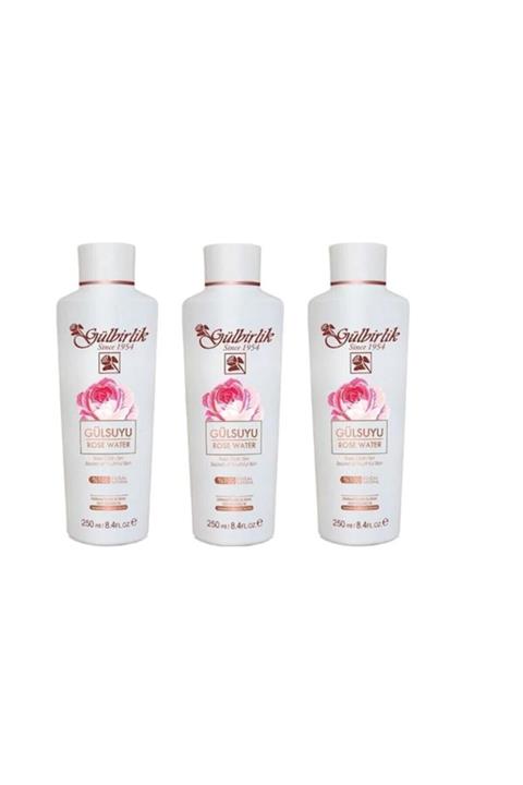 Rosense Gülbirlik %100 Doğal Gül Suyu 250ml 3'lü Paket 86820350340250