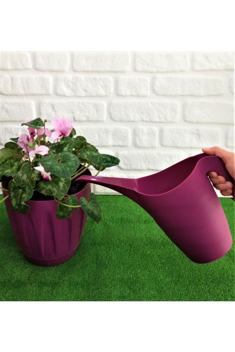 Doğalsan Tarım Sulama Kabı 2 Litre Vişne Çiçek Sulama Bidonu Sulak Sulama Kapları Çiçek Fidan Bitki Sulama Kabı