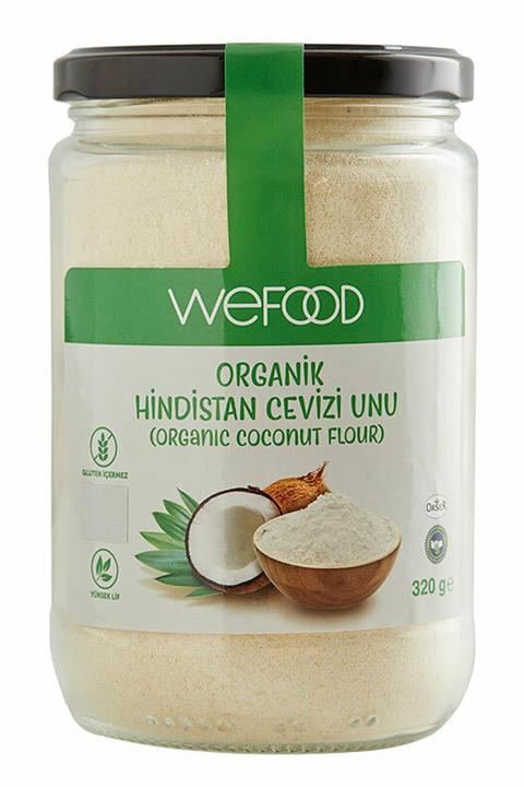 Wefood Organik Hindistan Cevizi Unu 320 gr