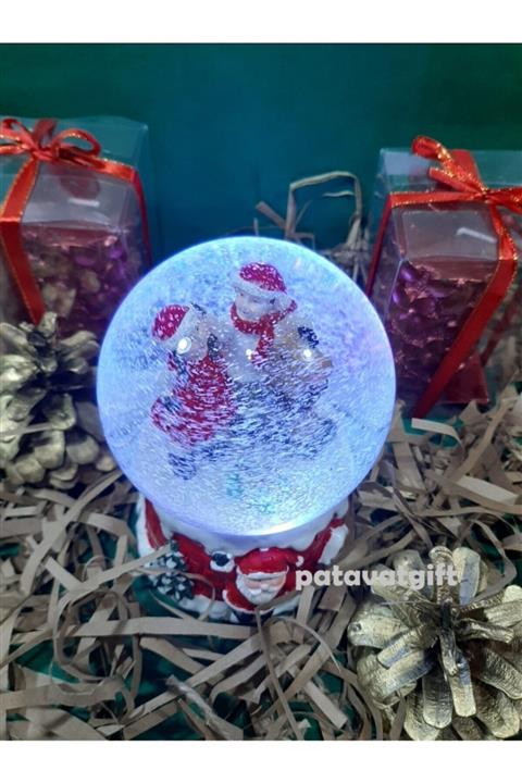 Patavat 5 Farklı Orjinal Yılbaşı Müzikli Kar Küresi