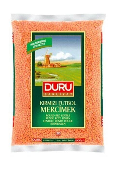 Duru Kırmızı Futbol Mercimek 1 Kg