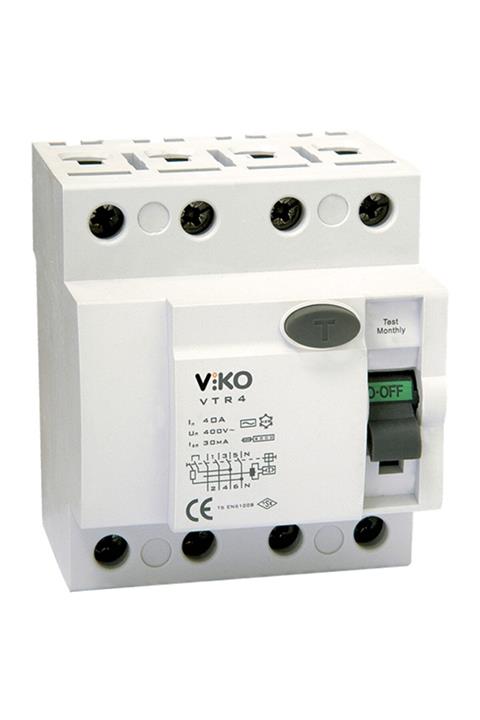 VİKO 4 X 32 Amper 30ma Kaçak Akım Rolesi