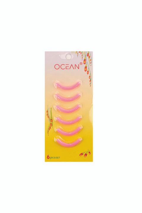 Ocean 6'lı Kirpik Kıvırma Makinesi Yedek Silikonu Pembe