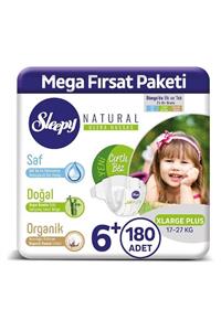 Sleepy Natural Bebek Bezi 6+ Numara Xlarge Plus 2X90 Adet