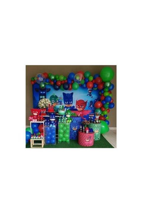 MERİ PARTİ Pj Maskeliler Konsept Balon Ve Zincir Set