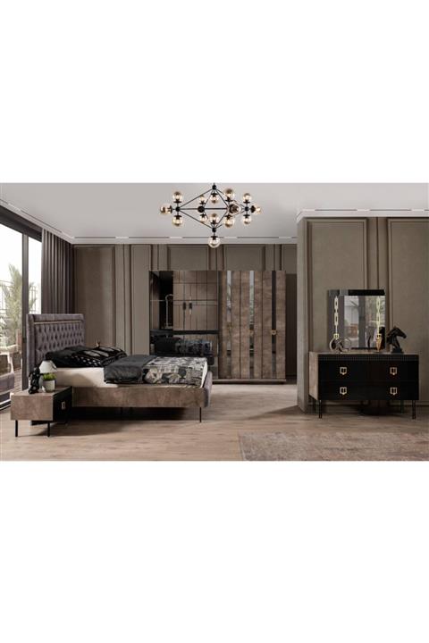 Engince Mobilya Raven Yatak Odası Takımı Siyah