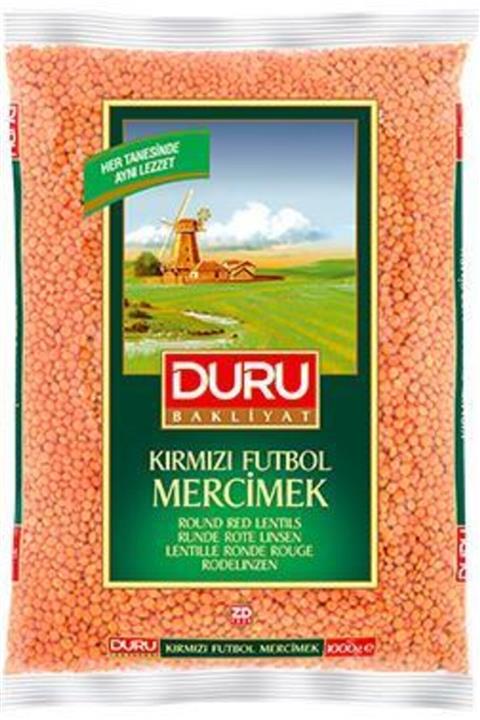 Duru Kırmızı Futbol Mercimek 1000 gr