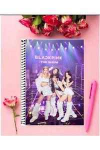 AYAŞLI KIRTASİYE Black Pink Defter 1 Adet Özel Tasarım A5 Boyutu Telli Çizgisiz Defter 15x21 Cm