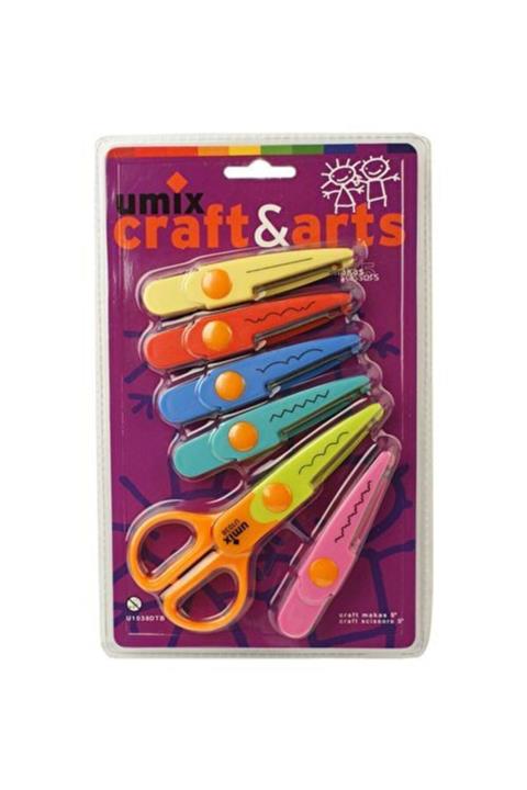Craft and Arts Şekilli Kesen Makas Seti 5 Yedekli