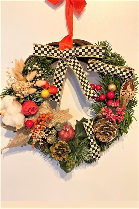 ECELİNA Mackenzie-Childs Kurdele Detaylı Kapı Süsü