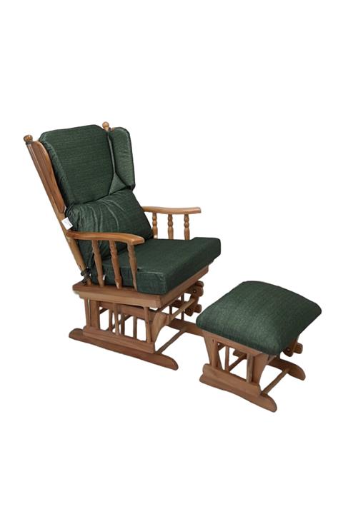 vavonni kapitone sandık Yeşil Sallanan Sandalye