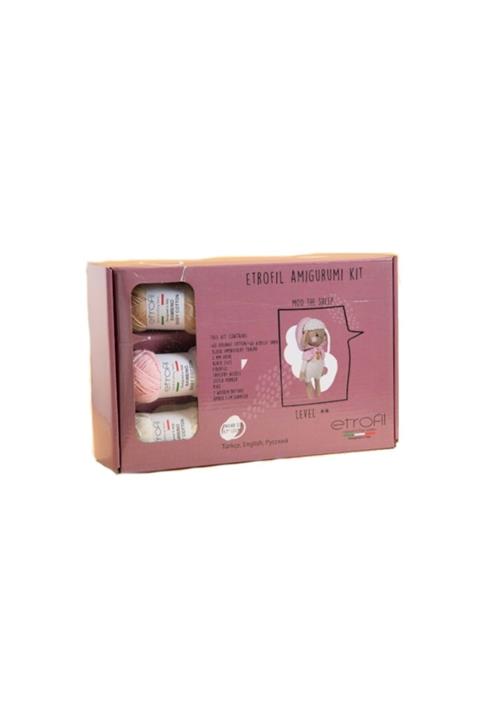ATMACA TUHAFİYE Etrofil Amigurumi Kit Kuzu Moo - Amigurimi Seti
