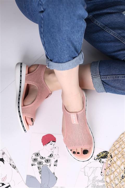 markasende Kadın Pembe Spor Ayakkabı