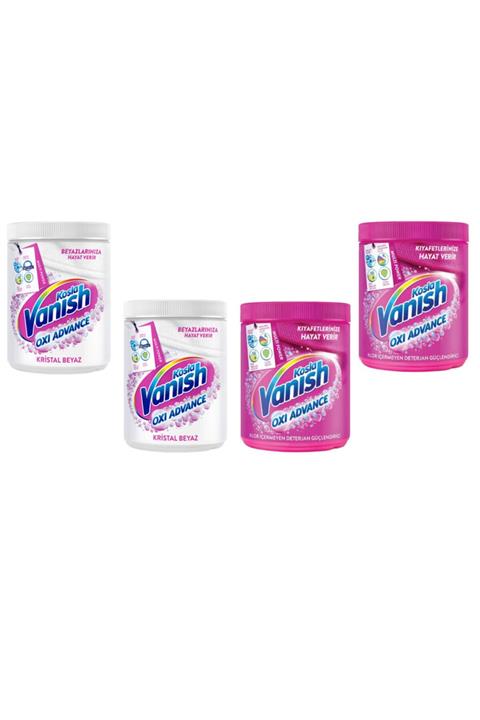 Vanish Oxi Actıon 2 Adet Beyazlar Ve 2 Adet Renkililer Için Toz Leke Çıkarıcı 400gr
