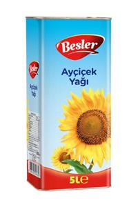 Beşler Ayçiçek Yağı teneke 5 Lt