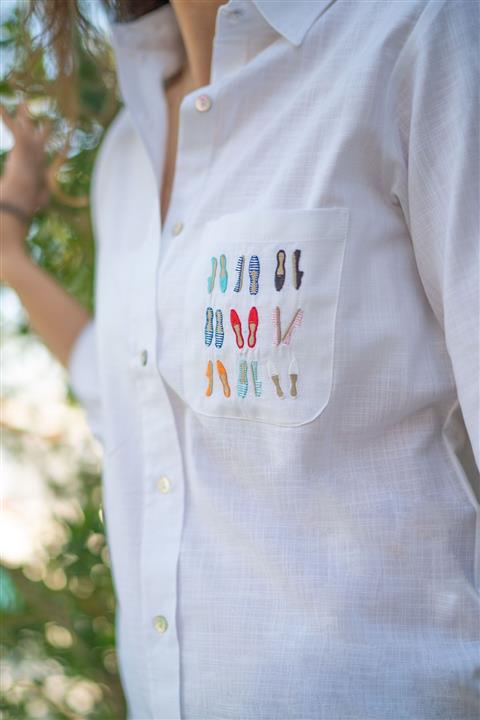 Livebasic Espadrılle Klasik Plaj Gömleği