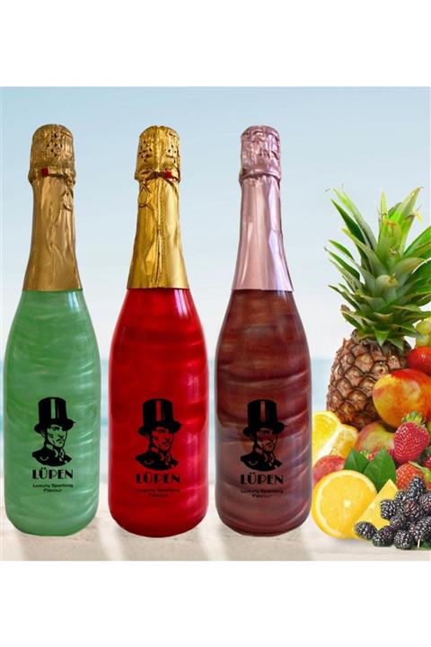 Lüpen Simli Sex On The Beach Nane Limon Karadut Aromalı Gazlı İçecek x3