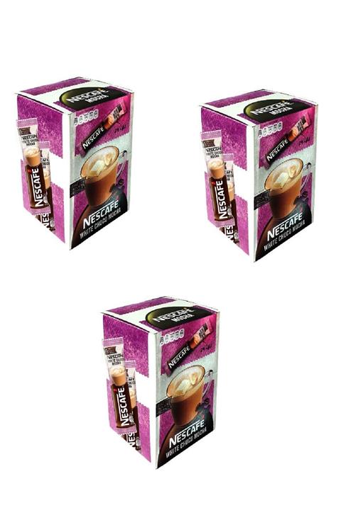 Nescafe White Choco Mocha Beyaz Çikolata Aromalı 24 'lü Pak. 456 Gr X 3 Adet