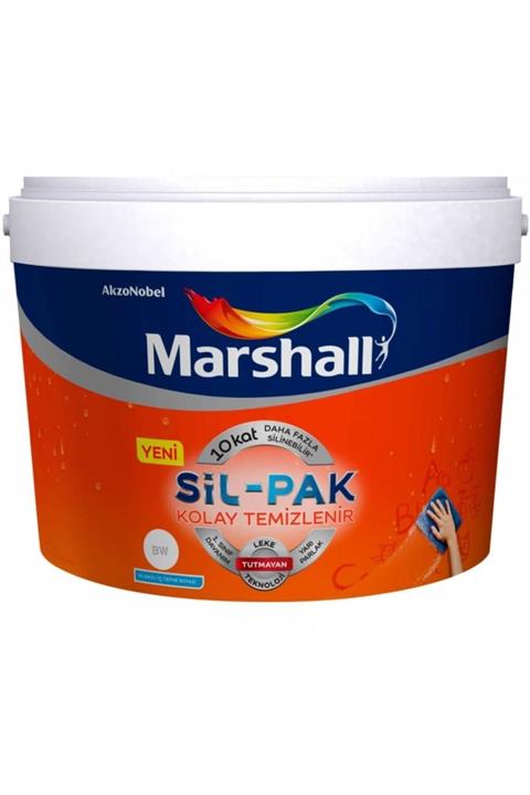 Marshall Sil-pak Leke Tutmaz Silinebilir Duvar Boyası 15 lt  Vaha