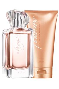 AVON Tta Always Edp 50 ml Kadın Parfüm + Tomorrow Kadın Vücut Losyonu Seti 8681298708667