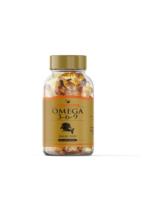Phytofarma'dan Omega 3-6-9 Balık Yağı 500 Mg, 200 Adet Softgel Kapsül