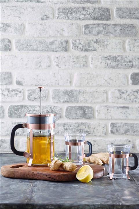 Any Home New Wave Copper French Press 3'lü Set