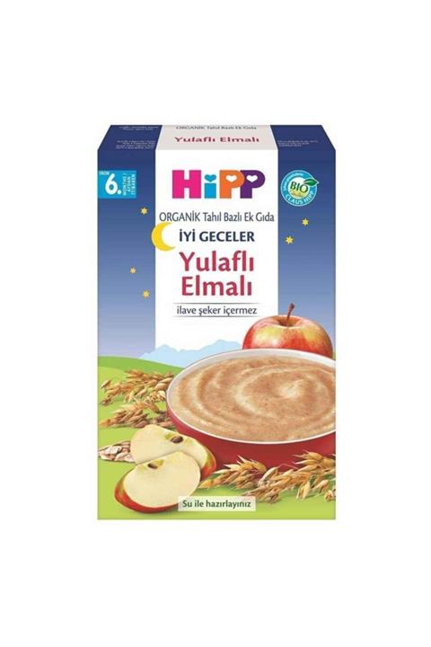 Hipp Boze Organik Iyi Geceler Sütlü Yulaflı Elmalı Tahıl Bazlı Ek Gıda 250 Gr