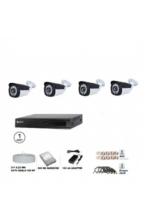 Goldnet 4 Lü Kamera Seti