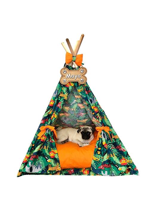 PATİMİO Safari Dizayn Köpek Çadırı 80x80