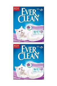 Ever Clean Lavender Lavantalı Kokulu Topaklaşan A Kalite Kedi Kumu 10 Lt 2 Adet