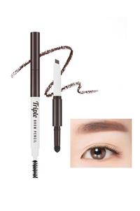 Missha Üç İşlevli Kaş Kalemi ve Pudrası Triple Brow Pencil (Choco Brown)