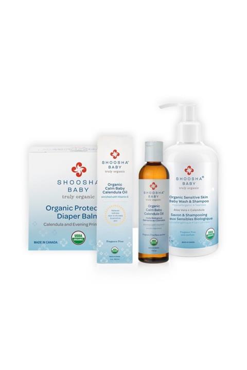 Shoosha Organik Bebek Bakım Seti