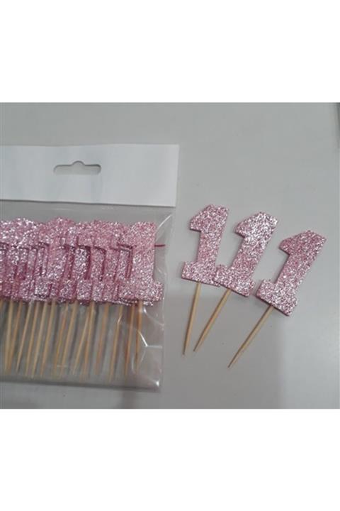 Büşra Süsleme Bir Yaş Kürdanı 20 'li Pembe