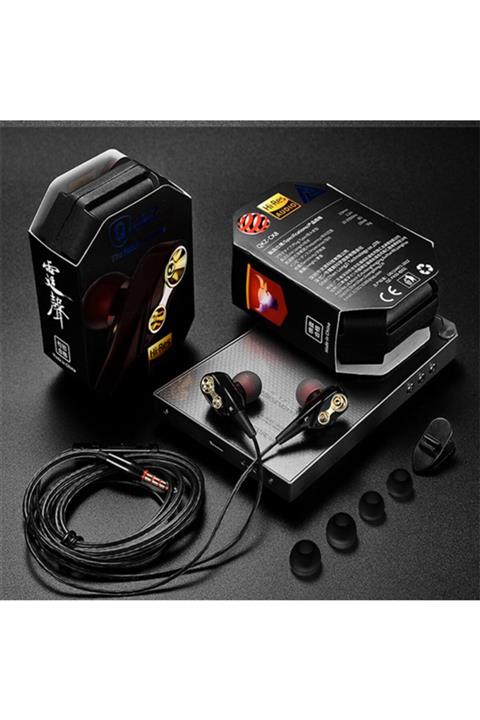Ally Mobile Qkz Ck8 Hifi Çift Dinamik Heavy Bass 3.5 Mm Kulak Içi Kulaklık