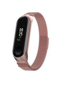 JavaTech Xiaomi Mi Band 3/4 Uyumlu Kordon Milano Hasır Metal Kayış Akıllı Bileklik Çelik Kordon M3 M4 Mi3 Mi4